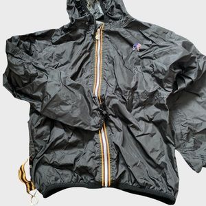 💰K-way black rain jacket